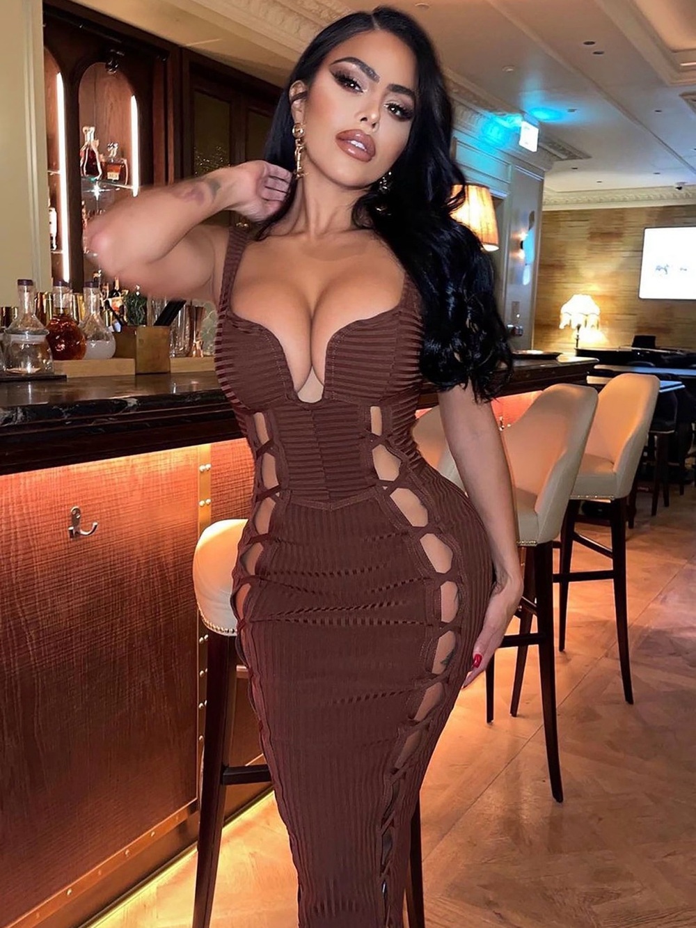 Fashion Nova No Cuts Given Bandage Mini Dress